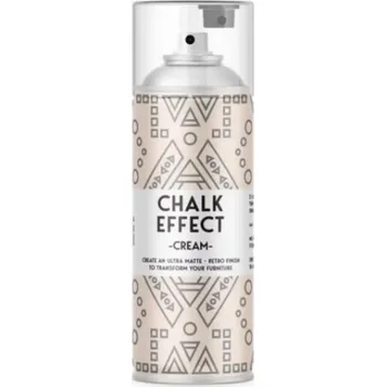 Speciální výtvarná barva akrylový sprej s křídovým efektem - krémový, 400ml