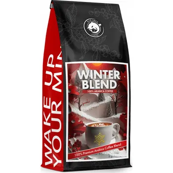 Káva Káva zrnková Arabica Blue Orca Coffee zimní směs 1 kg 1000 g