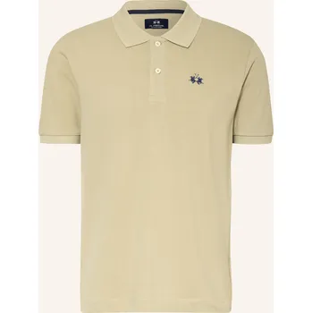 La Martina Pánská Polokošile Z Piké Regular Fit, béžová, M