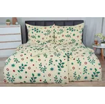 Povlečení mikrosatén 4dílné BARY krémové