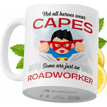 Hrnek Polidraw Hrnek Polidraw Roadworker keramika 330 ml