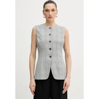 Dámská vesta Guess jednořadá vesta dámská CARLA W6GN10.W2139 šedá 90X, vel. L