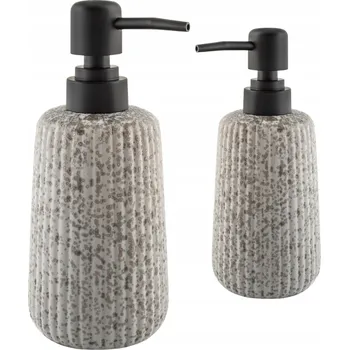 Dávkovač mýdla Ruční dávkovač mýdla stojací AWD Interior 400 ml béžový, šedý