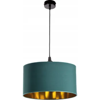 Závěsné stropní svítidlo se zlatým stínidlem E27 LED Edison 40 cm