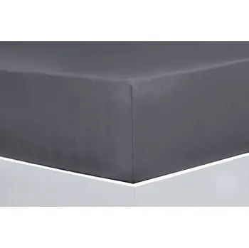 Prostěradlo Florella Prostěradlo JE26 Prestige Jersey Elastan Grafit na výšku 40 cm, 180-200x200-220 cm - loznice21.cz