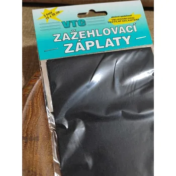 Textilní nažehlovací páska Nažehlovací záplaty 15x20 cm 3 kusy černá