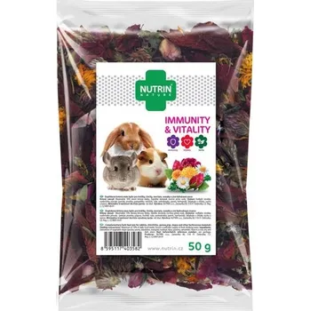 Krmivo pro hlodavce NUTRIN bylinné pamlsky 0,05 kg králík, činčila, morče