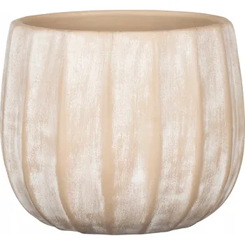 Květináč Květináč 18,15 cm keramický béžový