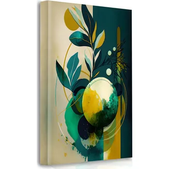 Obraz OBRAZ NA PLÁTNĚ NA ZEĎ Abstrakce 3D 50x70 cm