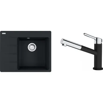Kuchyňský dřez Franke CNG 611-62TL/7 matná černá+FC 3055.901 114.0675.668 + Sleva 10% při zadání kódu "ZIMA10"