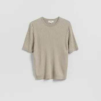 Reserved - Tričko s příměsí CIRCULOSE® - béžová - 994IR-80X - 994IR-80X-XL