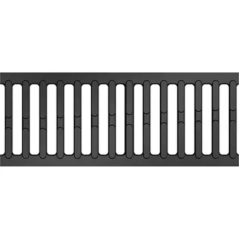 Odvodňovací žlab ACO SELF B125 38512 Mříž pro odvodňovací žlaby 500 x 118 mm černá