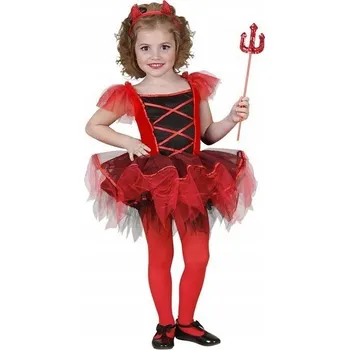 Karnevalový kostým Kostým Baletka Ďábel Kostým Ďábla Převlek na Halloween 116