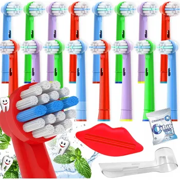 Náhradní hlavice k elektrickému kartáčku HLAVICE PRO DĚTI NA KARTÁČEK BRAUN ORAL-B SADA 16 KUSŮ + DÁREK