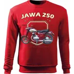 Mikina s kapucí STRIKER Jawa 250 rocker Barva: červená, Velikost: M