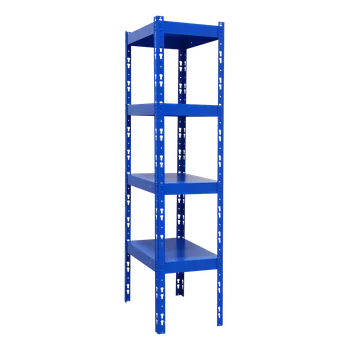 Dílenský regál ZLKL Průmyslové regály kovové 1500 x 600 x 300 mm, modrý P00170-9