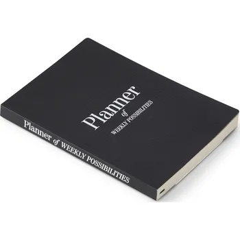 Diář Printworks, Týdenní plánovač Printworks černý - Formadore