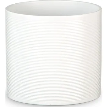 Květináč Keramický květináč 28 cm bílý