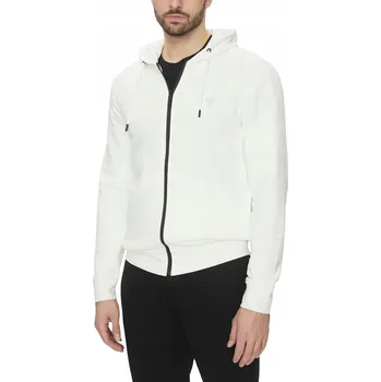 Pánská mikina GUESS Bílá pánská mikina Aldwin XL