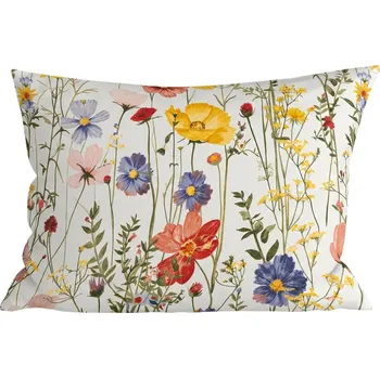 Povlak na polštářek Povlak na polštář z mikrovlákna WILDFLOWERS 50x70 cm, barevný