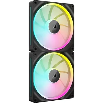 PC ventilátor Corsair iCUE LINK LX140 RGB Black Dual Fan Kit