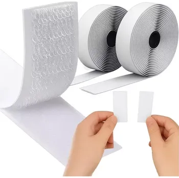 Samolepící suchý zip 2,5 x 500 cm – bílý