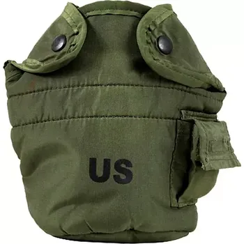 Obal na polní láhev US orig. - zánovní (Originální nylonový obal ze 100% cordury, vhodný pro všechny typy U.S. polních láhví ( i kopie ).)