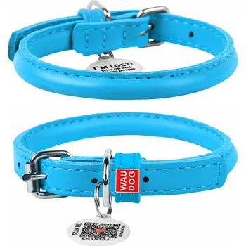 Obojek pro psa Kožený obojek pro psa klasický Waudog vel. XS/S