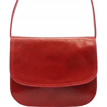 Kabelka Florence kabelka přes rameno přírodní kůže červená