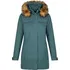 Dámský kabát Kilpi Peru-W tmavě zelený, 34