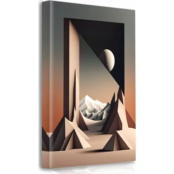 Obraz OBRAZ NA PLÁTNĚ NA ZEĎ Abstrakce 3D 50x70 cm