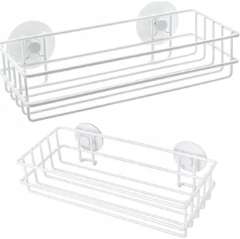 Koupelnový nábytek Koupelnová polička AWD Interior AWD02081477 bílá 26x13x6,5 cm