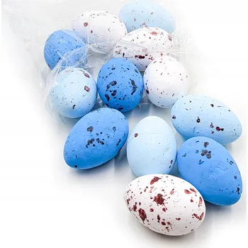 Velikonoční dekorace Vajíčko křepelčí 6 cm (12 ks) Písanka, vajíčko Velikonoce