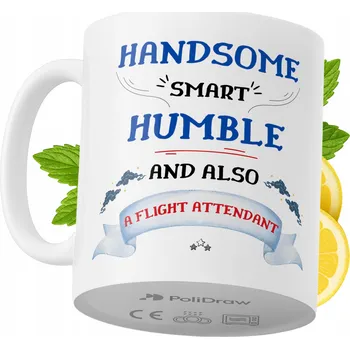 Hrnek Polidraw Hrnek Polidraw Flight attendant na Preze keramika 330 ml