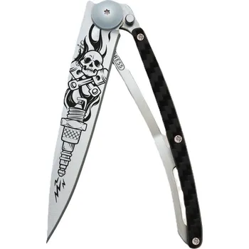 Sport Kapesní nůž Deejo 1CC206 Tattoo 37g carbon fiber Biker