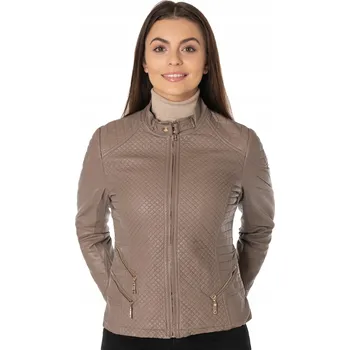Moto bunda Dámská bunda Ramoneska krátká z eko kůže 107-3 r. L