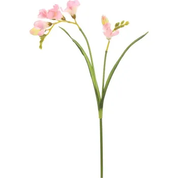 umělá květina Frézie růžová