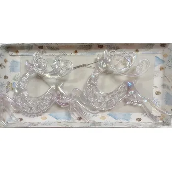 Vánoční dekorace VÁNOČNÍ DEKORACE ZÁVĚSNÁ SOB 2 KS