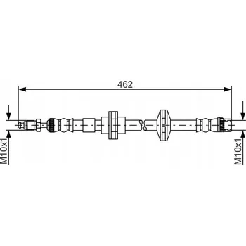 Brzdová hadice Flexibilní brzdová hadice Bosch 1 987 481 565
