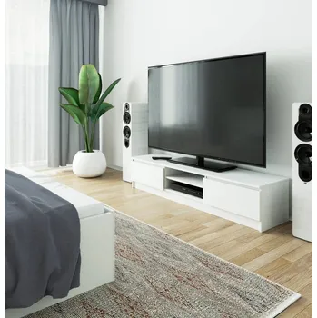 Televizní stolek Televizní stolek YMARIN - bílý