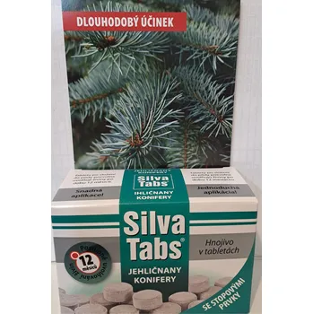 Hnojivo Silva Tabs - jehličňany, konifery Hnojivo: 25 ks, Hnojivo: tablety tablety s dlouhodobým účinkem
