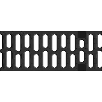 Odvodňovací žlab ACO XTRADRAIN X100 B125 12676 Mříž pro odvodňovací žlaby 500 x 123 mm černá