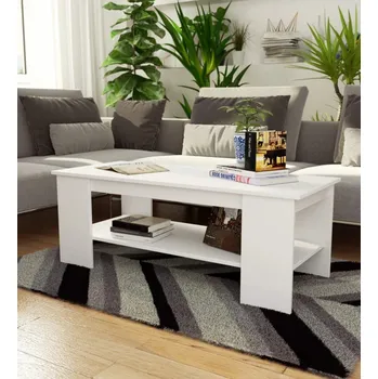 Konferenční stolek Konferenční stolek FARION - bílý