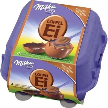 Čokoláda Milka plněná vajíčka kakaovým krémem 4 ks, 136g