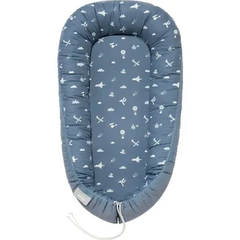 přikrývka Mimiconcept Hnízdo Vesmír oboustranné modré - loznice21.cz