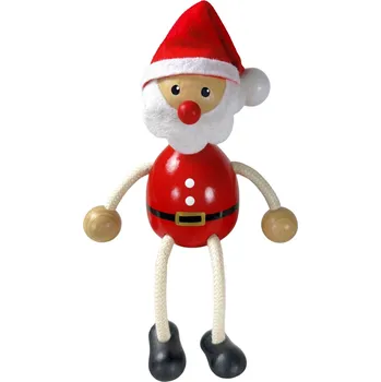 Figurka KROKIDO Santa - ručně malovaná dřevěná figurka