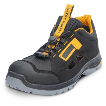 Pracovní obuv PANDA Obuv PRIMO S1PS ESD LG SR, sandál 02030178C1035 35 Černá/oranžová