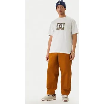 Pánské oblečení DC Shoes Kalhoty z materiálu Framed EDYNP03169 Hnědá Relaxed Fit XXL
