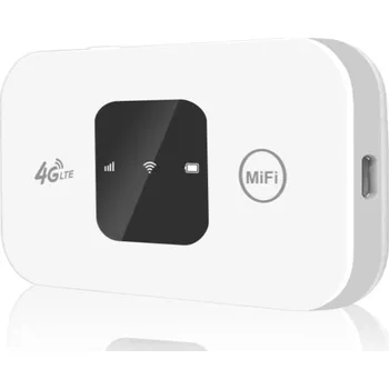 Zabezpečení domácnosti Přenosný WiFi router MF800-2 4G LTE bílý pro 10 uživatelů