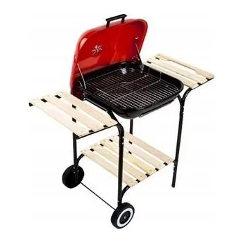 Zahradní gril Gril na dřevěné uhlí Happy Green 45 x 45 cm